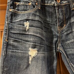 Cult of Individuality Dark Blue Distressed Jeans